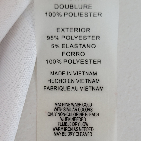 Vince Camuto Multicolor Geometric Print Sleeveless Tiered Shift Dress - Size 4 - Picture 10 of 10